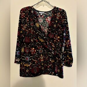 Petite XL Paisley top